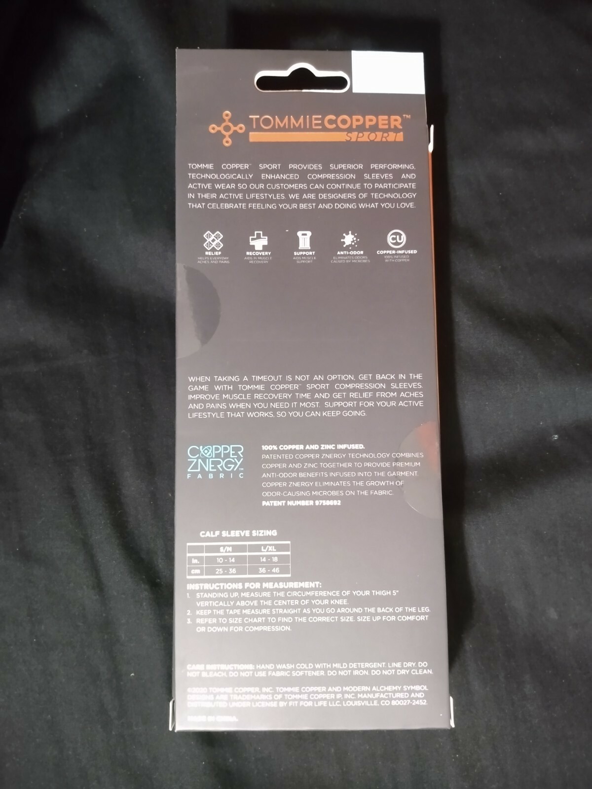 Men & Women Tommie Copper Sport Compression CALF Sleeve Pain Relief.One size S/M