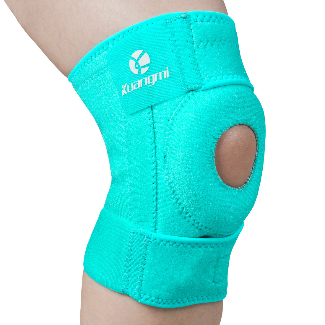 Kuangmi Knee Brace Adjustable Open Patella Strap Support Injury Pain Relief 1Pc