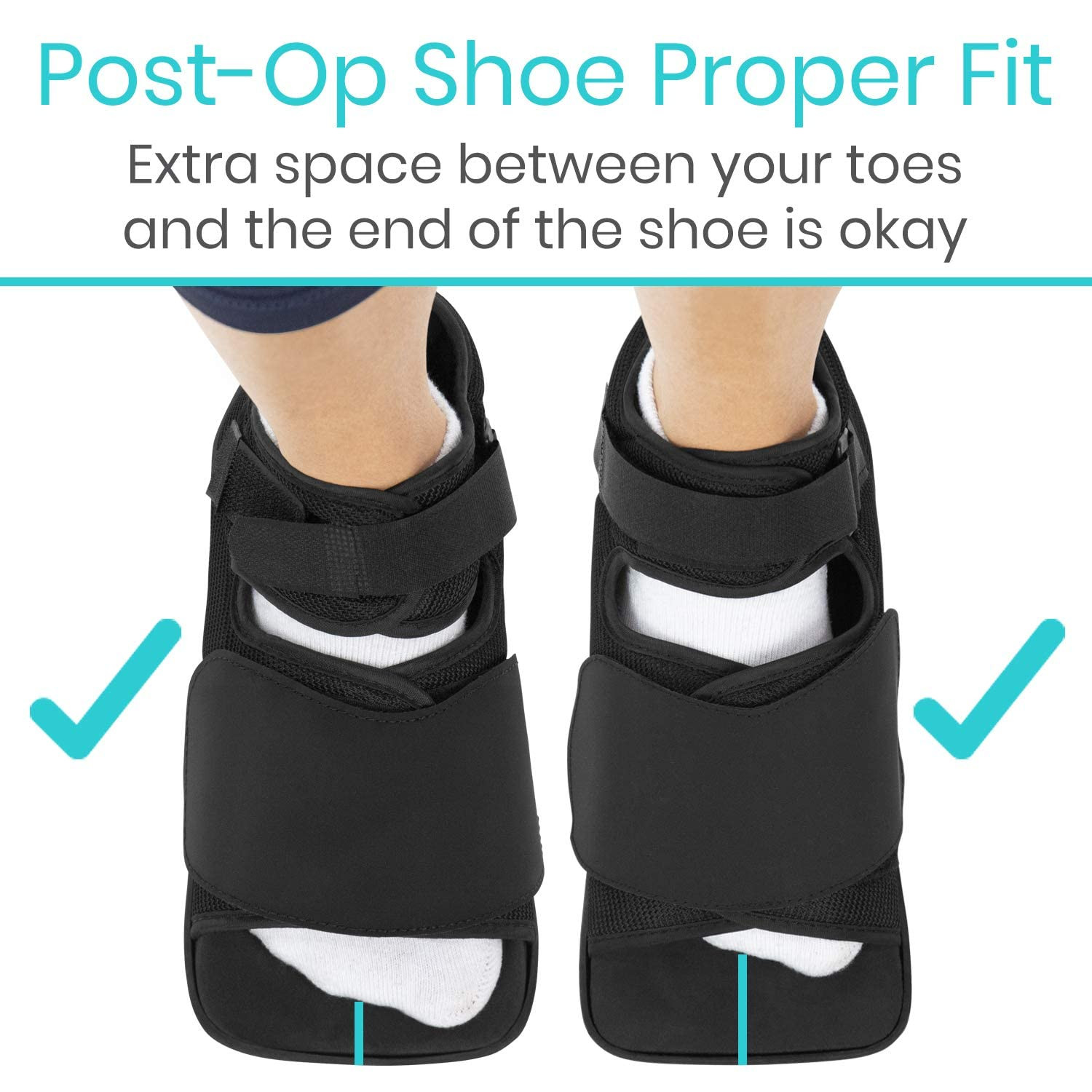 Wedge Post-Op Shoe – Offloading Boot for Heel or Ankle Pain – Medical Foot Recov