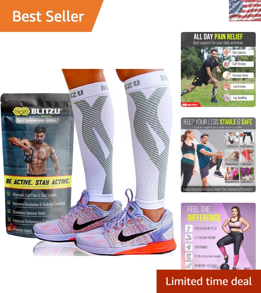 Breathable Compression Sleeves for Shin Splints – Support for Active Lifestyles