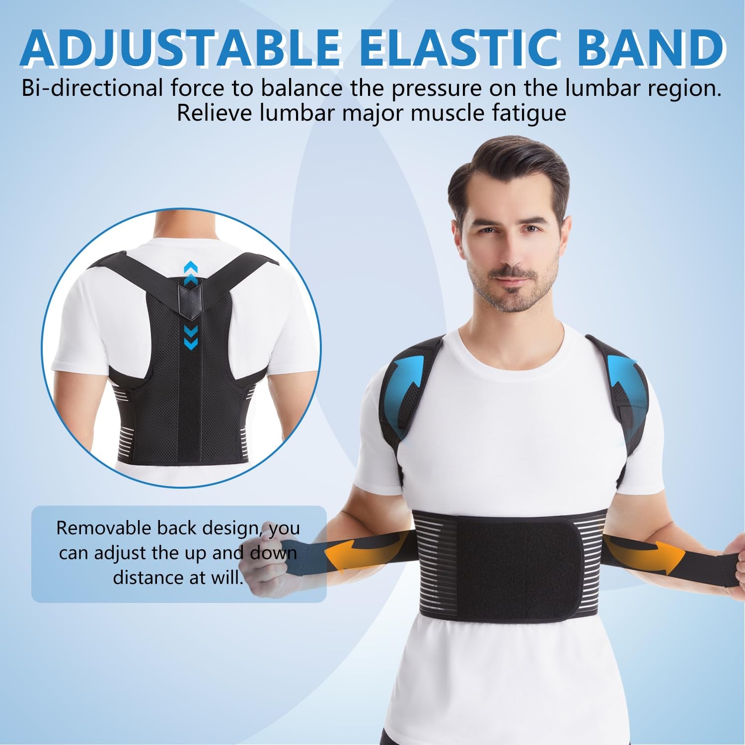 Herokoo Back Brace Posture Corrector for Women & Men, Shoulder X-Large