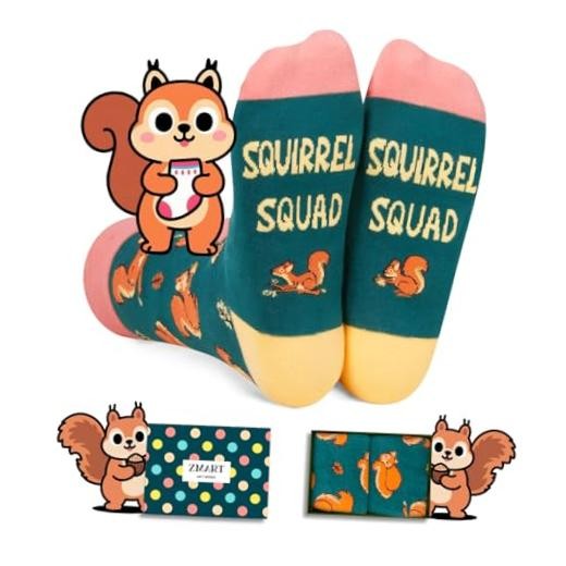 Novelty Crazy Animal Gag Gifts – Quirky Backyard Fox Squirrel Squirrel Squad
