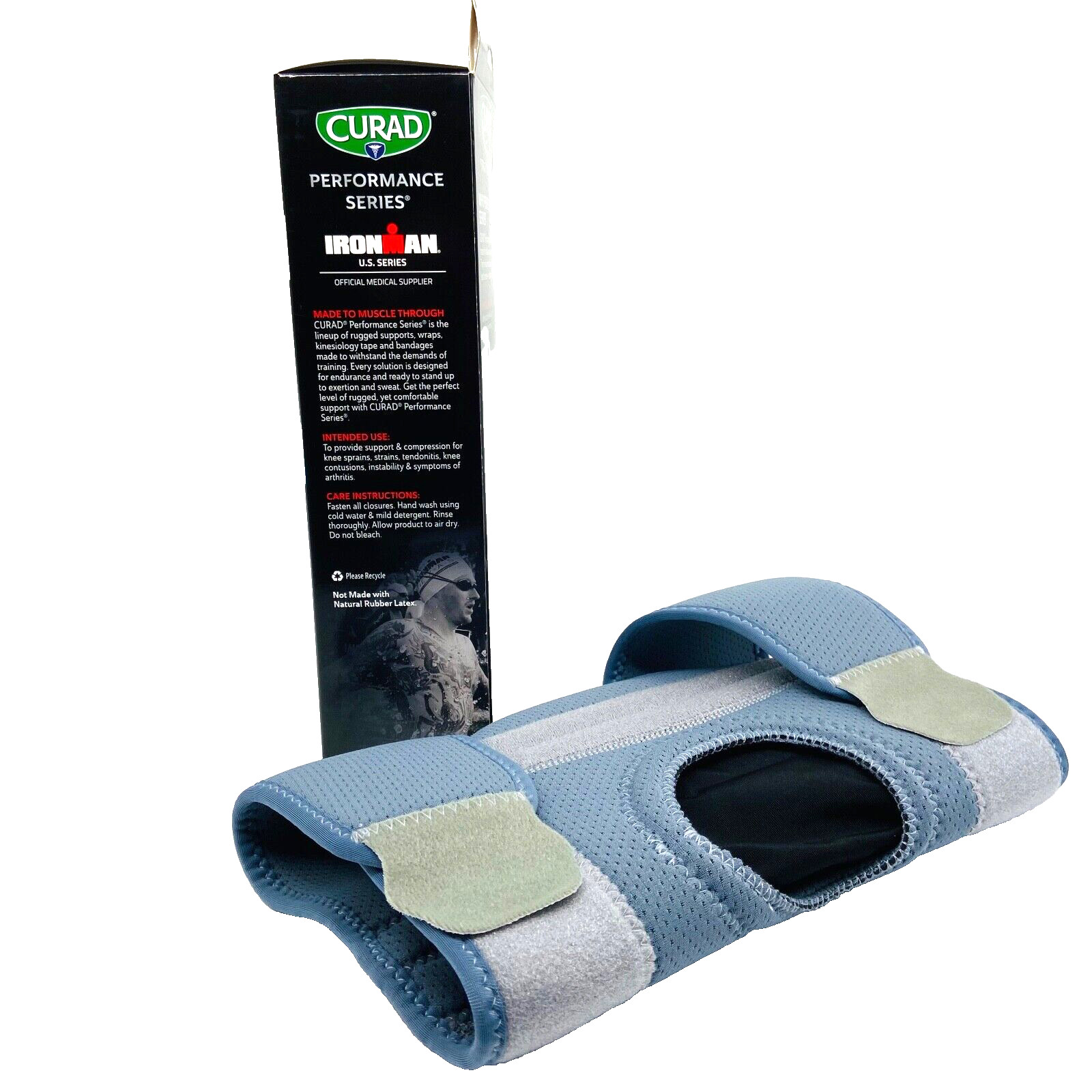 Curad Knee Support Performance Series Brace Wrap Around Universal Size Unisex