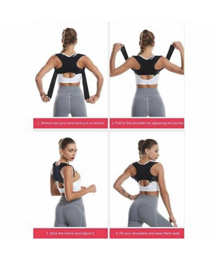 Posture Corrector Adjustable Back Support Men Women R-01