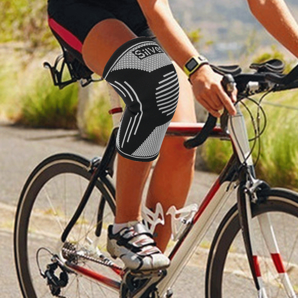CFR Knee Sleeves Copper Silver Compression Brace Support Sport Joint Injury Pain