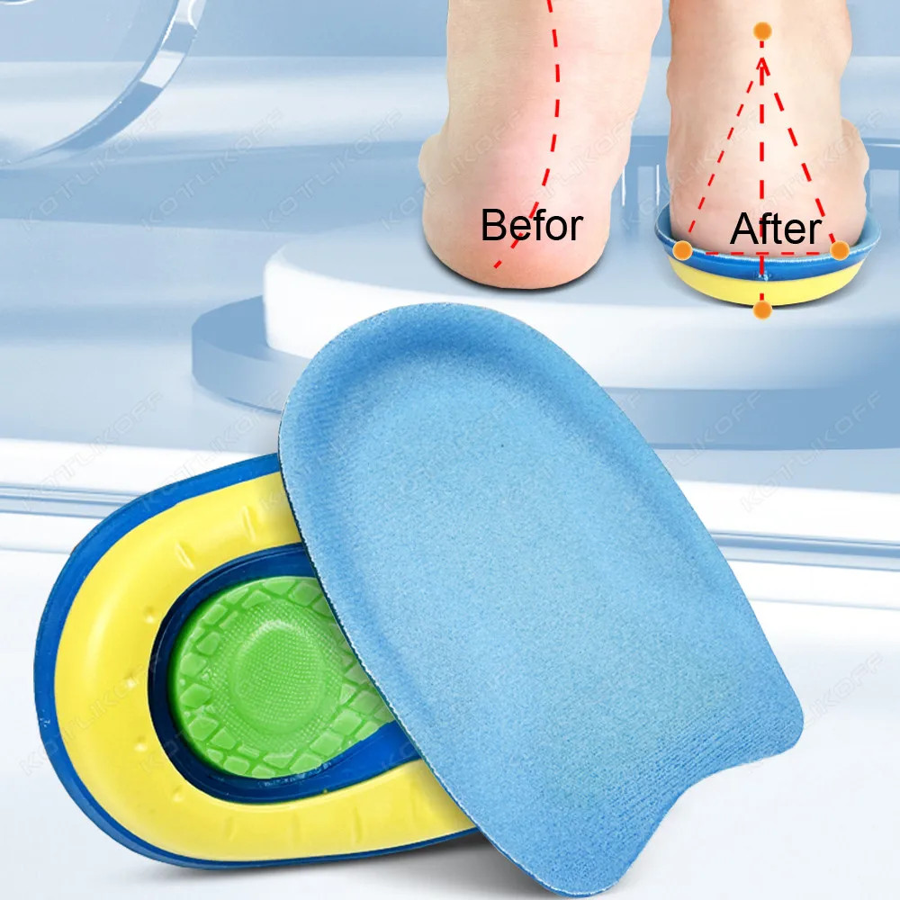 Silicone Heel Pad Sole Comfort Heel Protection Pain Relieve Bone Spurs And Tendi