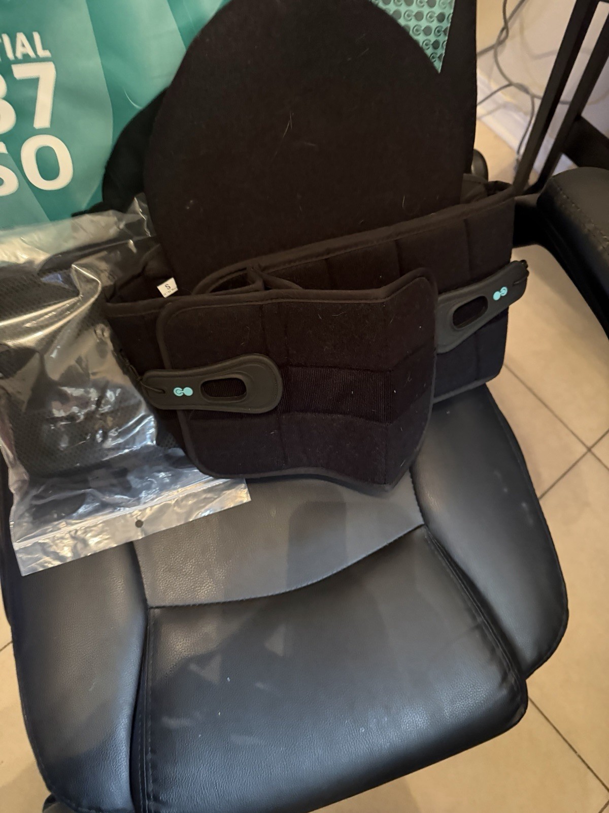 Coretech Essential 637LSO LSO Back Brace Stabilization Adjustable Size S Black