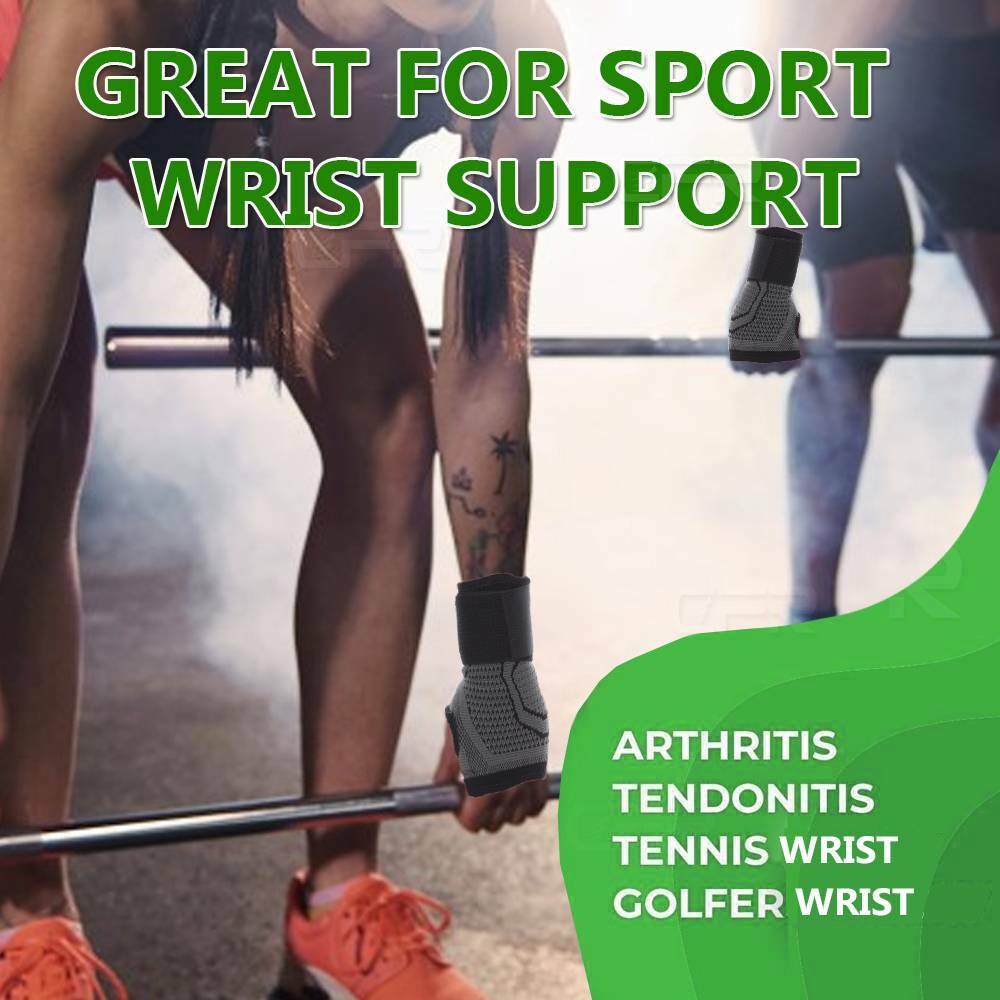 Adjustable Wrist Support Brace Compression Sleeve Arthritis Carpal Tunnel Hand