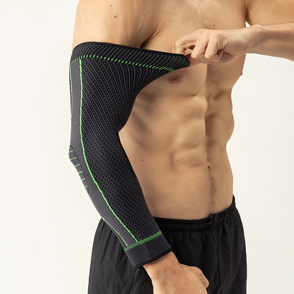 Elbow Pads Compression Arm Sleeves , Non-Slip Breathable Arm Support Arthritis
