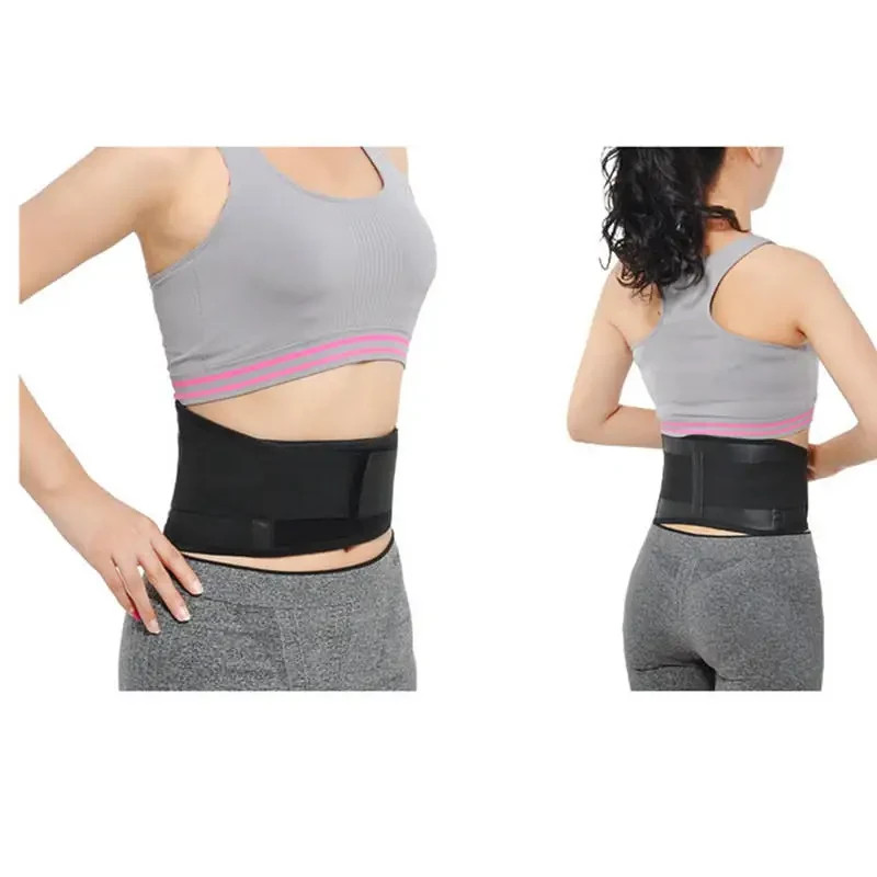 Adjustable Lumbar Support Lower Waist Back Belt Brace Pain Relief For Men Women