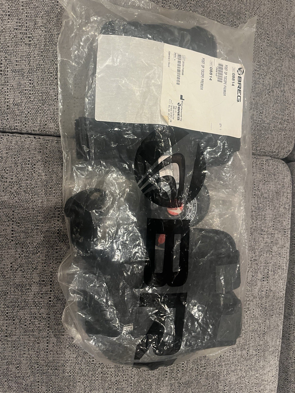 Breg T-Scope Premier Post Op Knee Brace – Black (08814)
