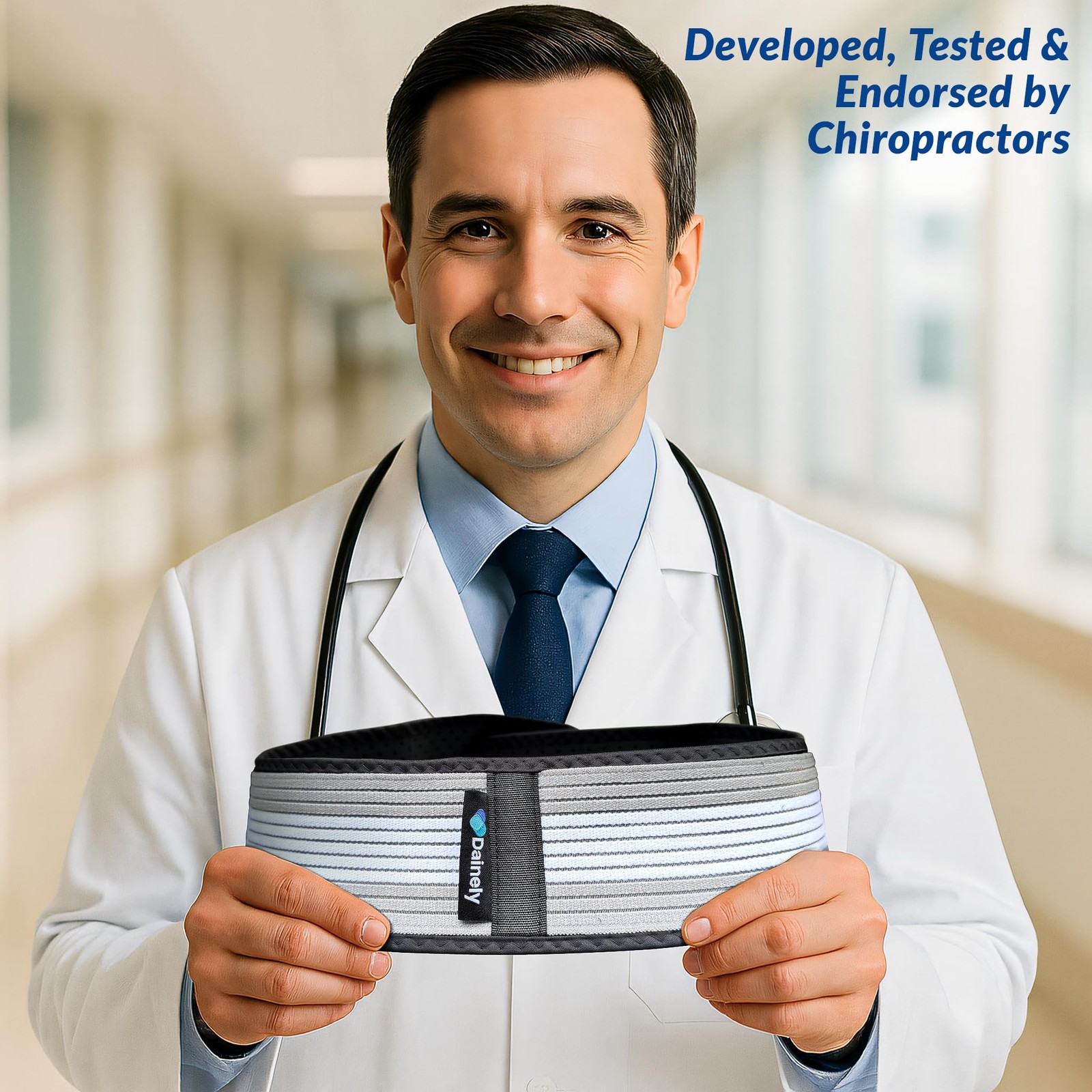 Lower Back Brace for Men and Women – Instant Relief from Sciatica, Lower Back Pa