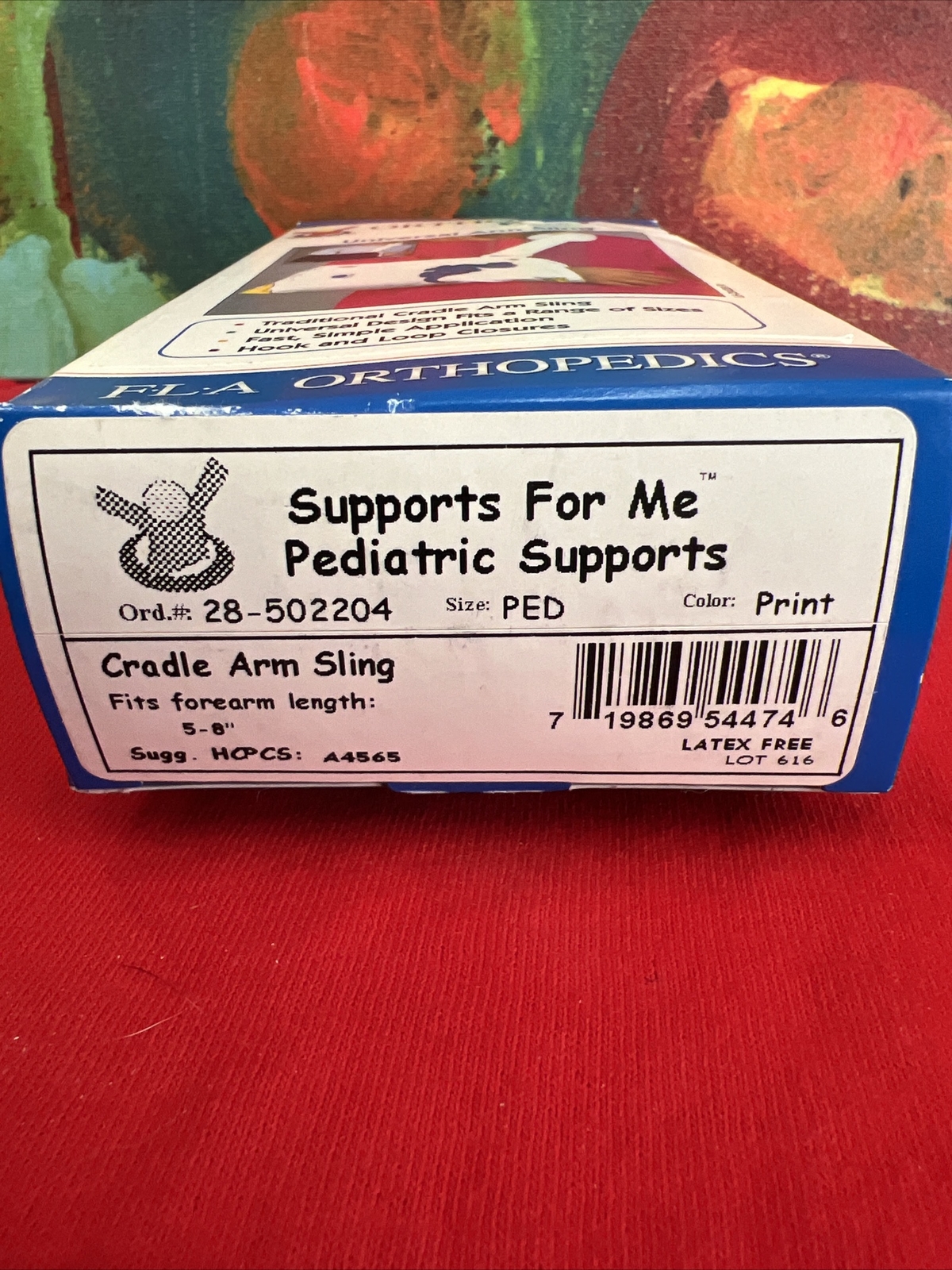FLA Orthopedics For Kids Pediatric Size Universal Arm Sling New In Box