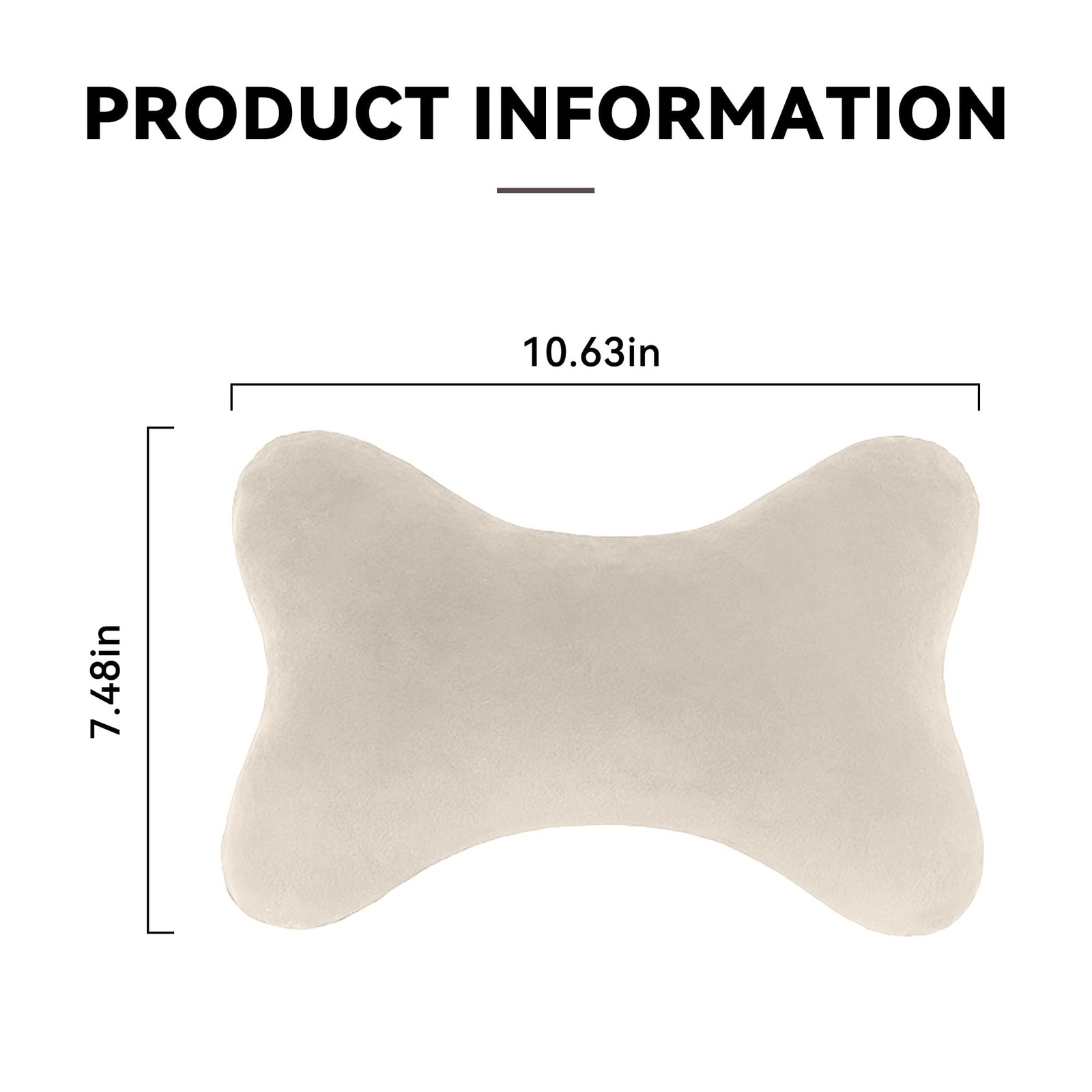 Car Headrest Pillow, Soft Comfortable Memory Foam Automotive Neck Pillow Cush…