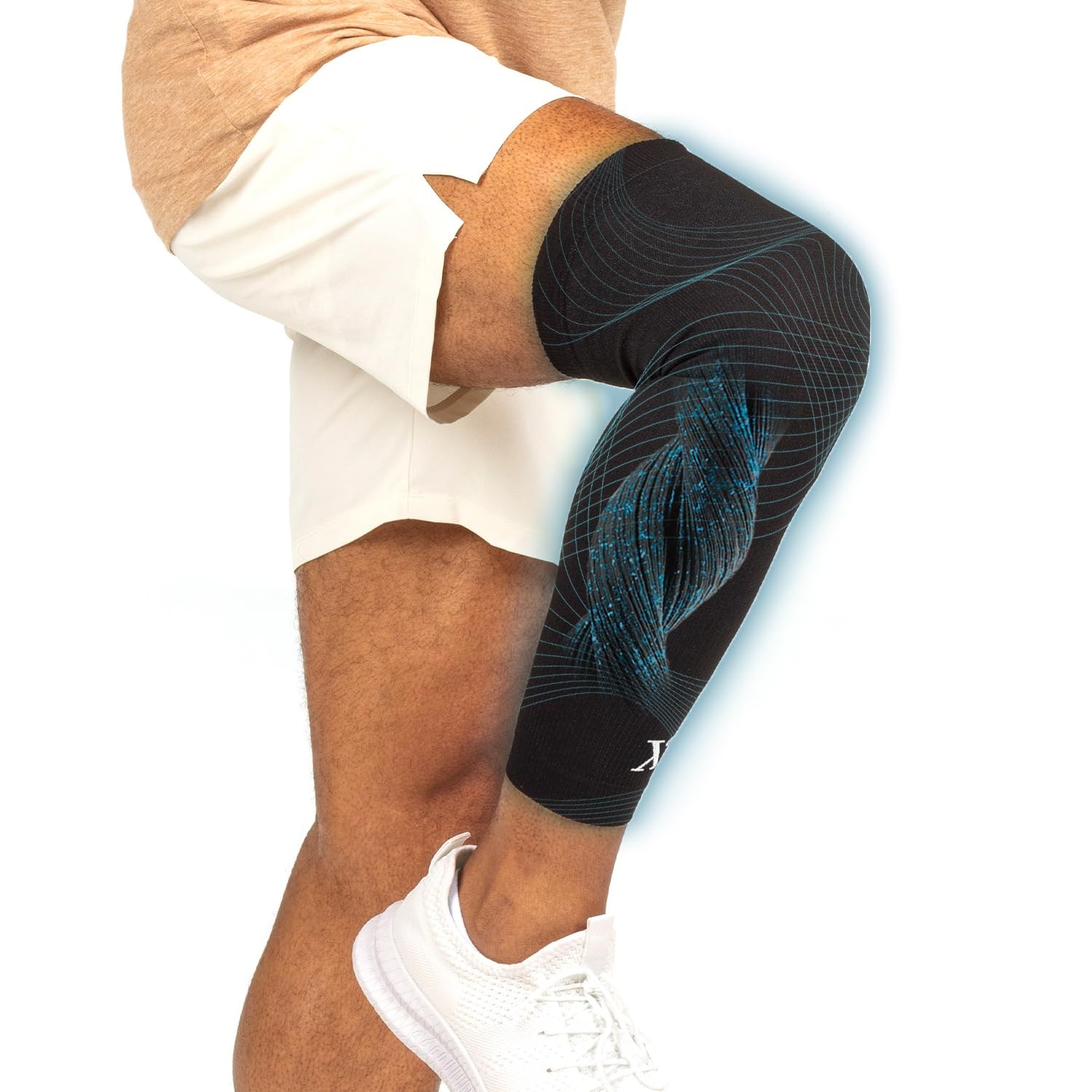 Medicine-Infused Pain Relieving Leg Compression Sleeve for Men and with Leg/K…
