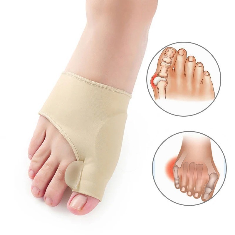 Toe Separator Hallux Valgus Bunion Corrector Orthotics Feet Pain Relief Sleeve