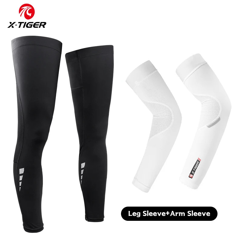 Cycling Leg Protection Summer Fitness Running Cycling Arm Leg Warmer Men
