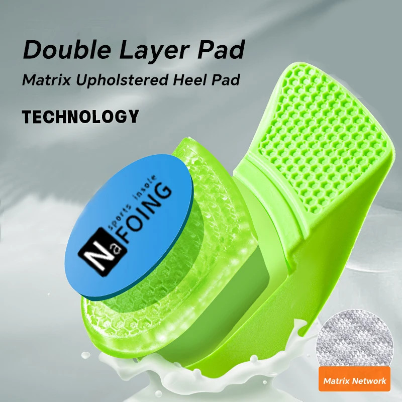 Memory Foam Height Increase Insoles for Men Women Shoes Flat Feet Arch Support O