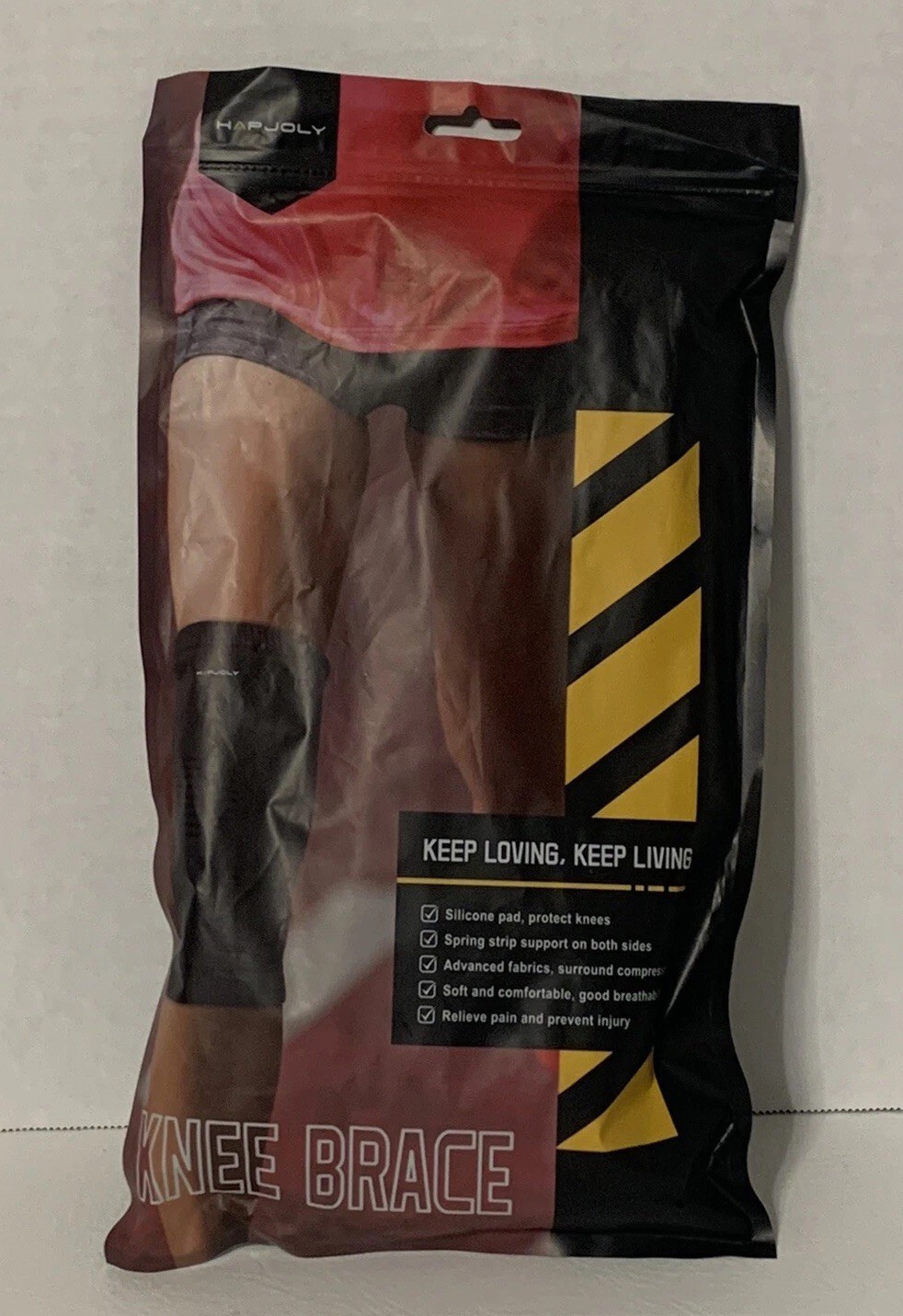 Compression Knee Brace Size XL Slip-On Patellar Brace Runner Sport