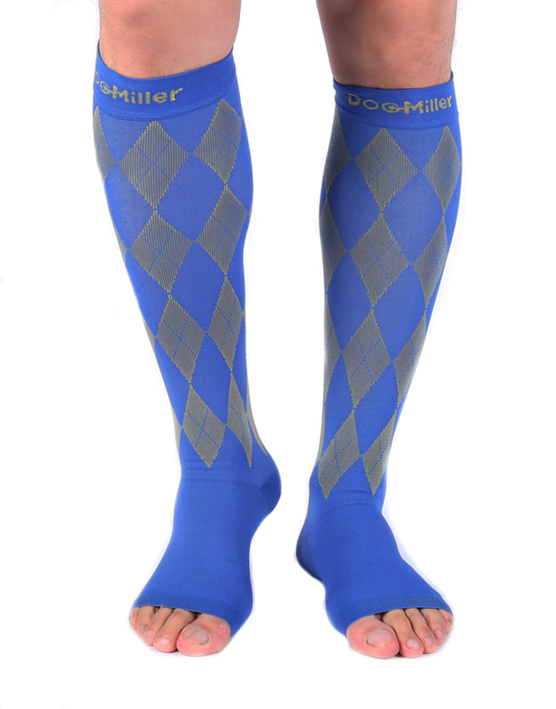 Doc Miller Socks Open Toe Compression Stockings 20-30MMHG Relieve Varicose Pain