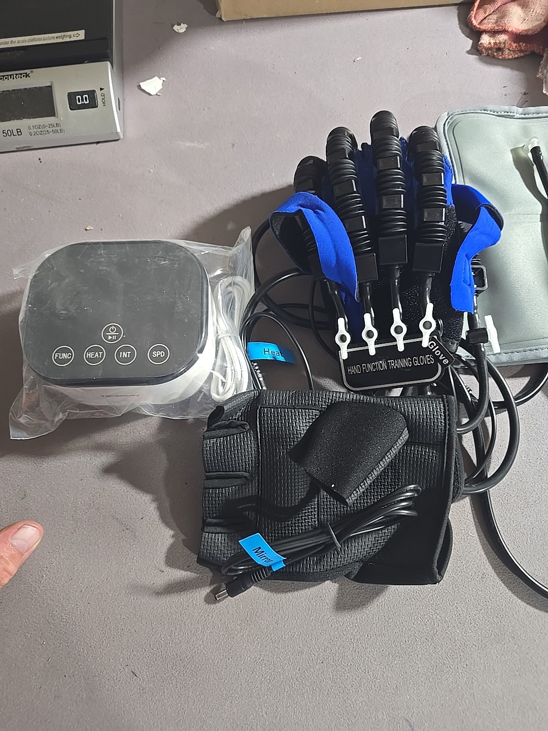 Rehabilitation Robot Gloves ~ Hand Stroke Recovery Therapy ~Left Hand-Large