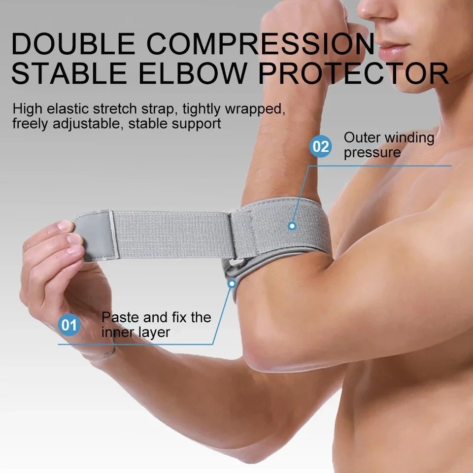 1pcs Elbow Braces for Tendonitis,tennis Golf Elbow Forearm Brace Strap and Compr