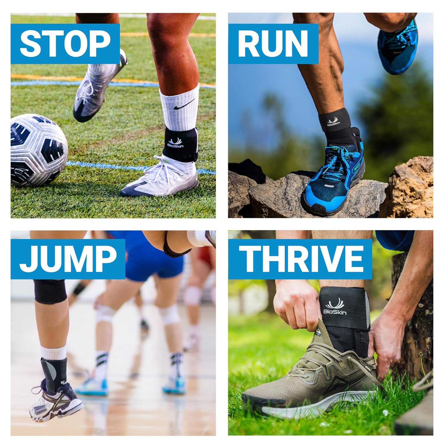 Trilok Ankle Brace – Sprained Ankle & Plantar Fasciitis Support, Figure-8 Stabil
