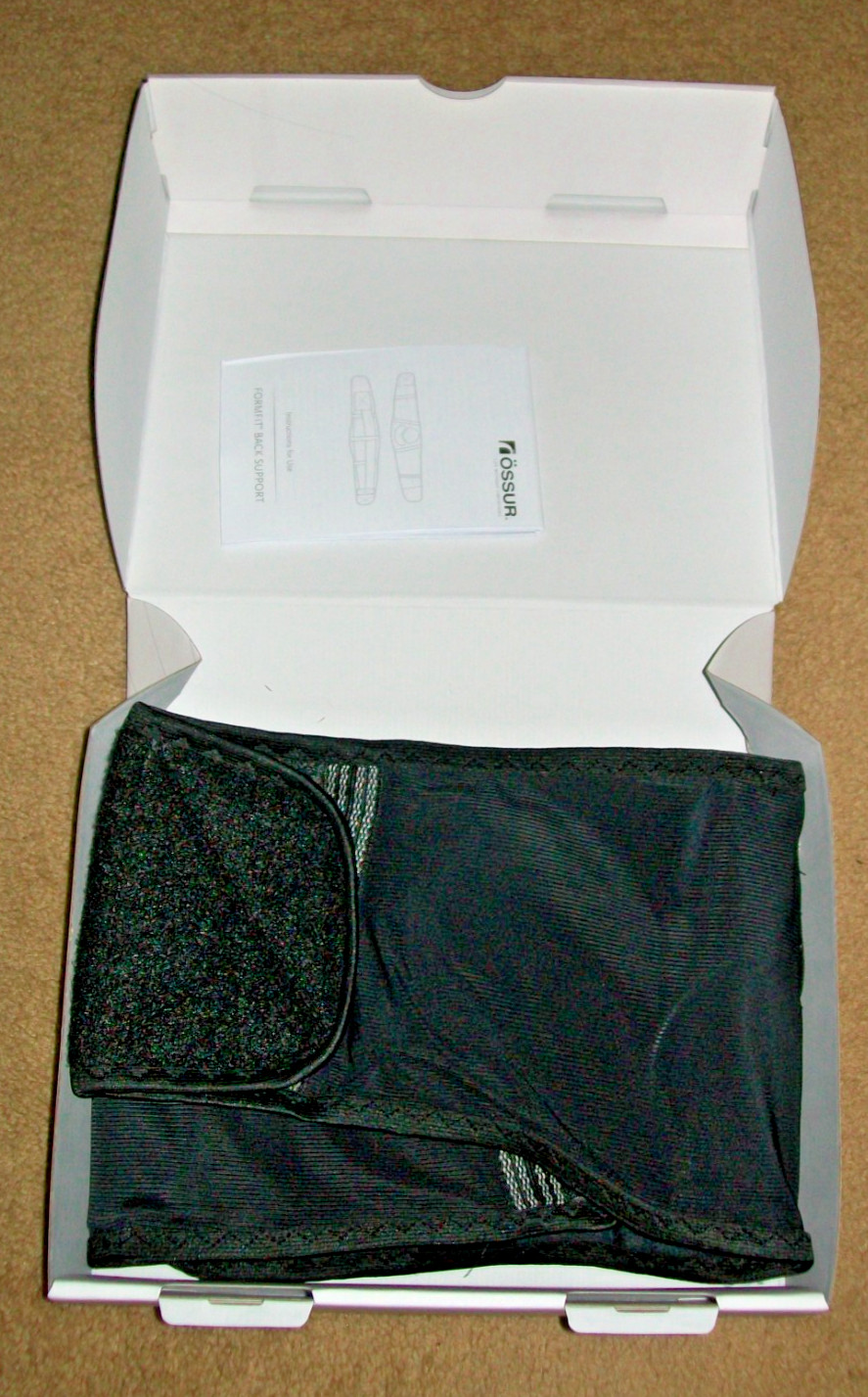 Ossur Formfit Back Support with Air – Size Large