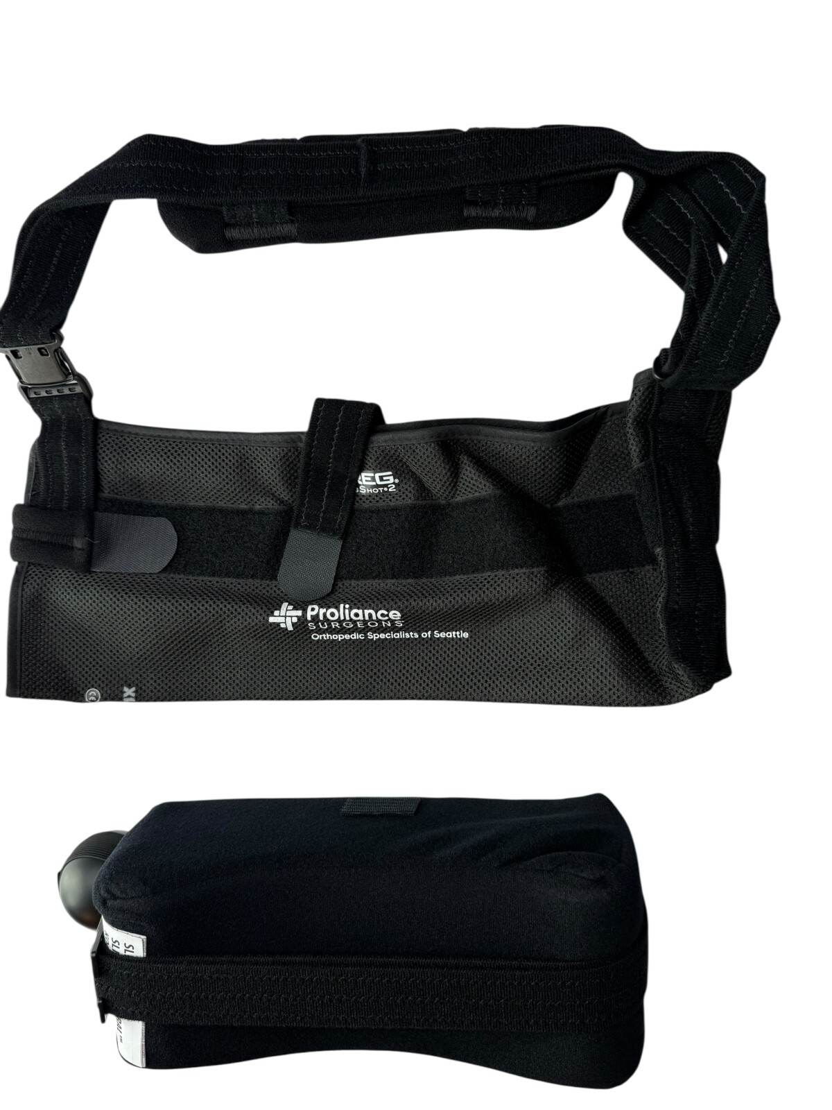 NEW BREG Slingshot 2 XL. Black Arm Cast Sling. Proliance Surgeons Orthopedic