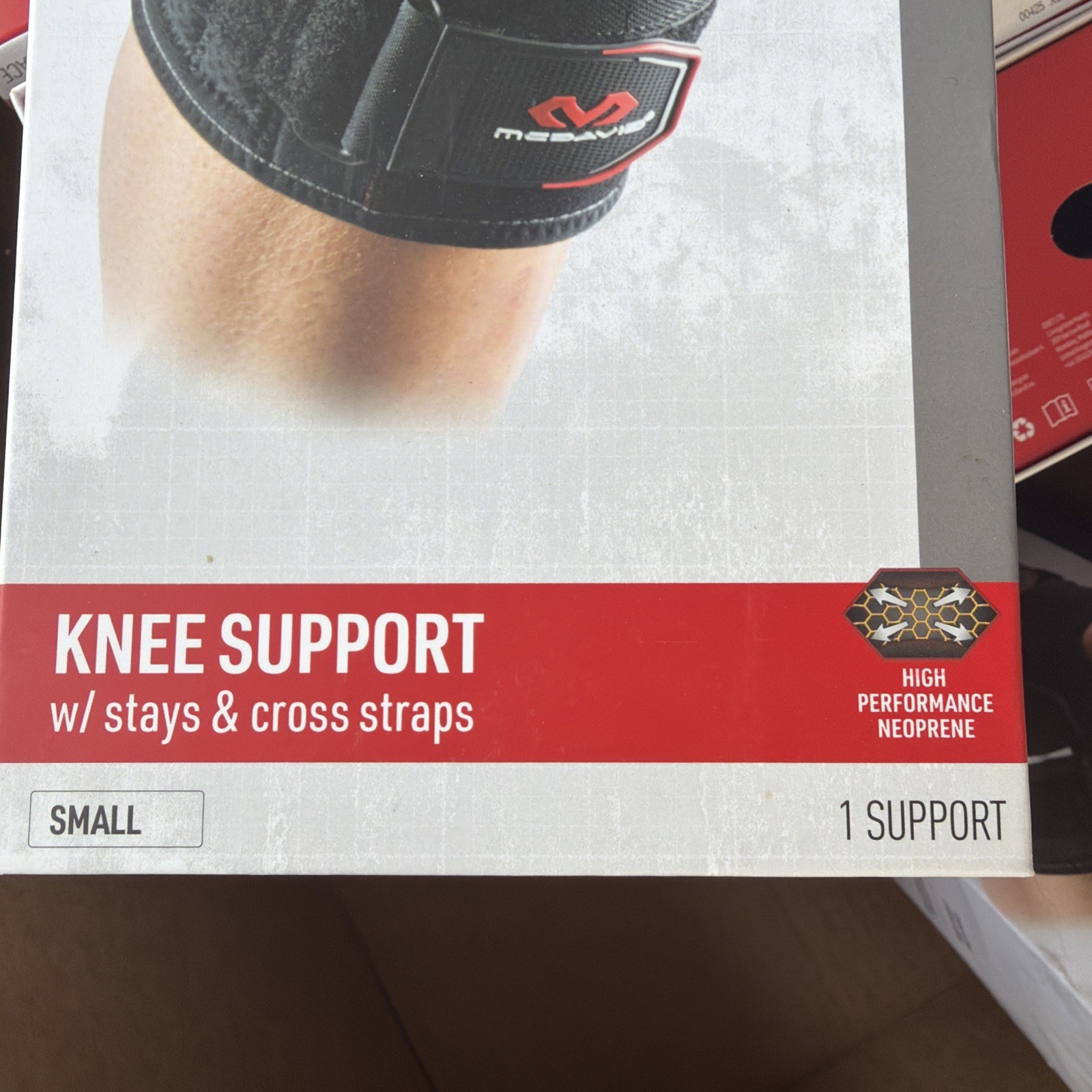 Mcdavid Level 2 Knee Brace w/ stays &cross straps size small 13-14”
