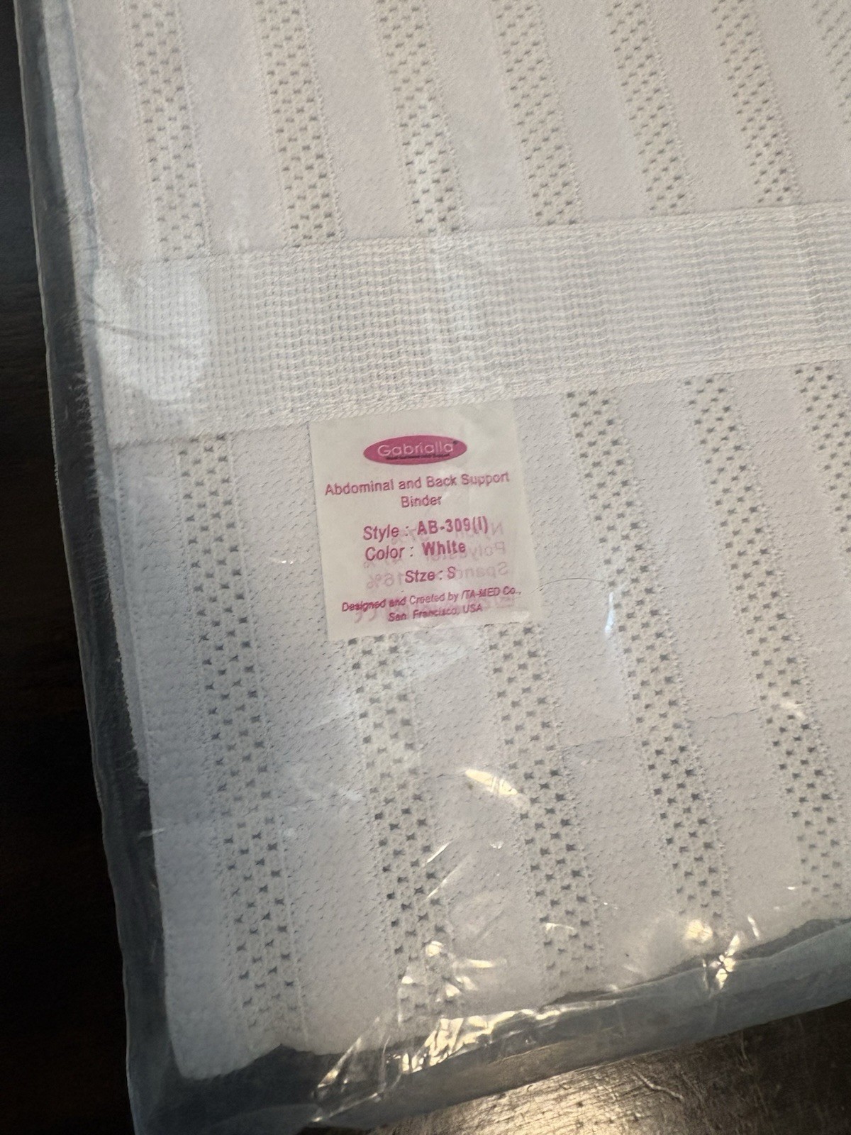 Gabrialla Abdominal &back Support Binder Unisex Ab-309