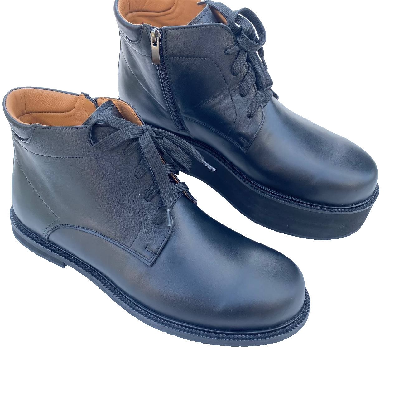 Custom Orthopedic Leather Boots – LLD Lift – Handmade in Ukraine