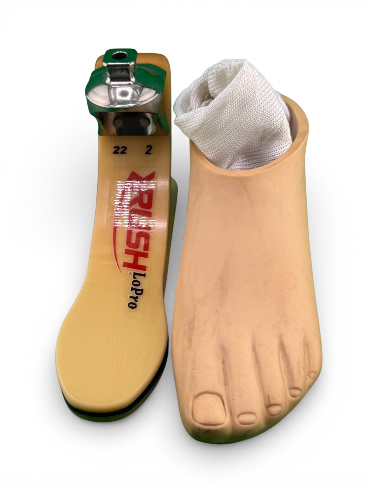 Rush 81 Lp Lopro Prosthetic Foot, Size 22, Category 2.