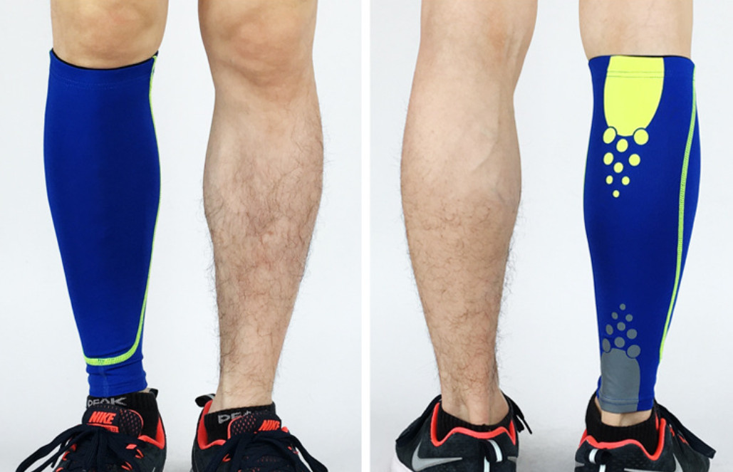 Men Knee Compression Sleeve Socks Running Women Calf Leg Support Varicose Veins