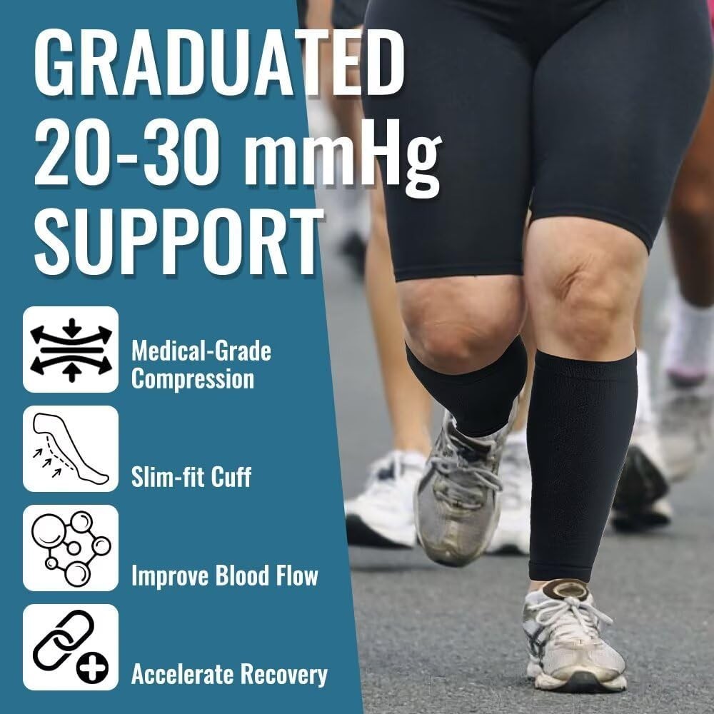 Breathable 4XL Plus Size Compression Sleeves – Perfect for Mobility & Recovery