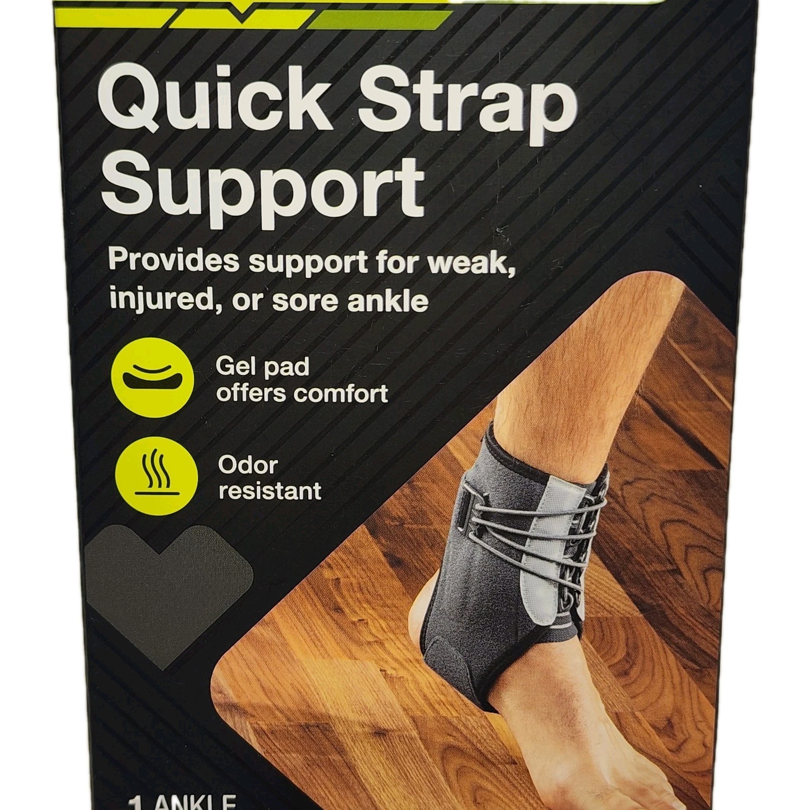 CVS Health Moderate Support Ankle Quick Strap Support One Size New