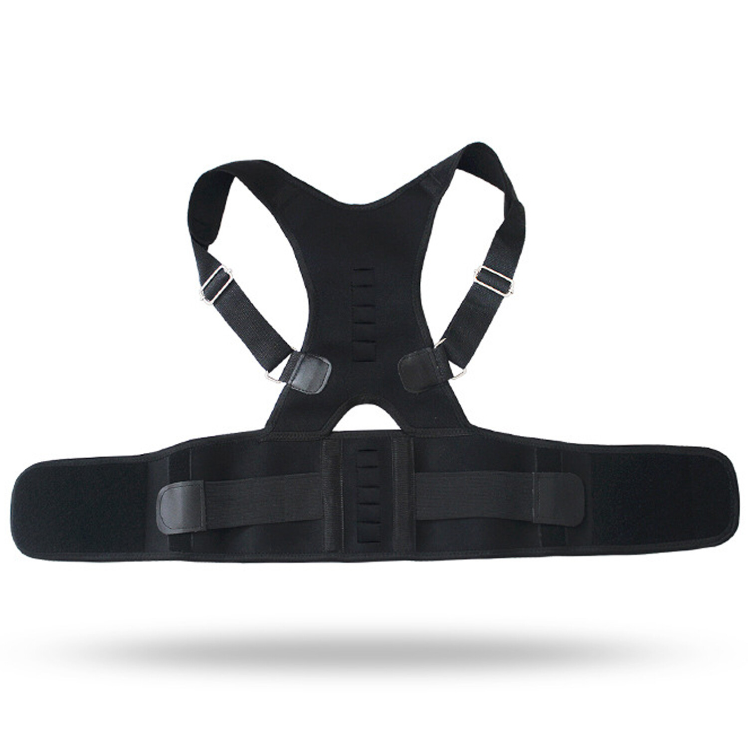 Adjustable Posture Corrector Brace Shoulder Back Support Belt Magnetic Therapy