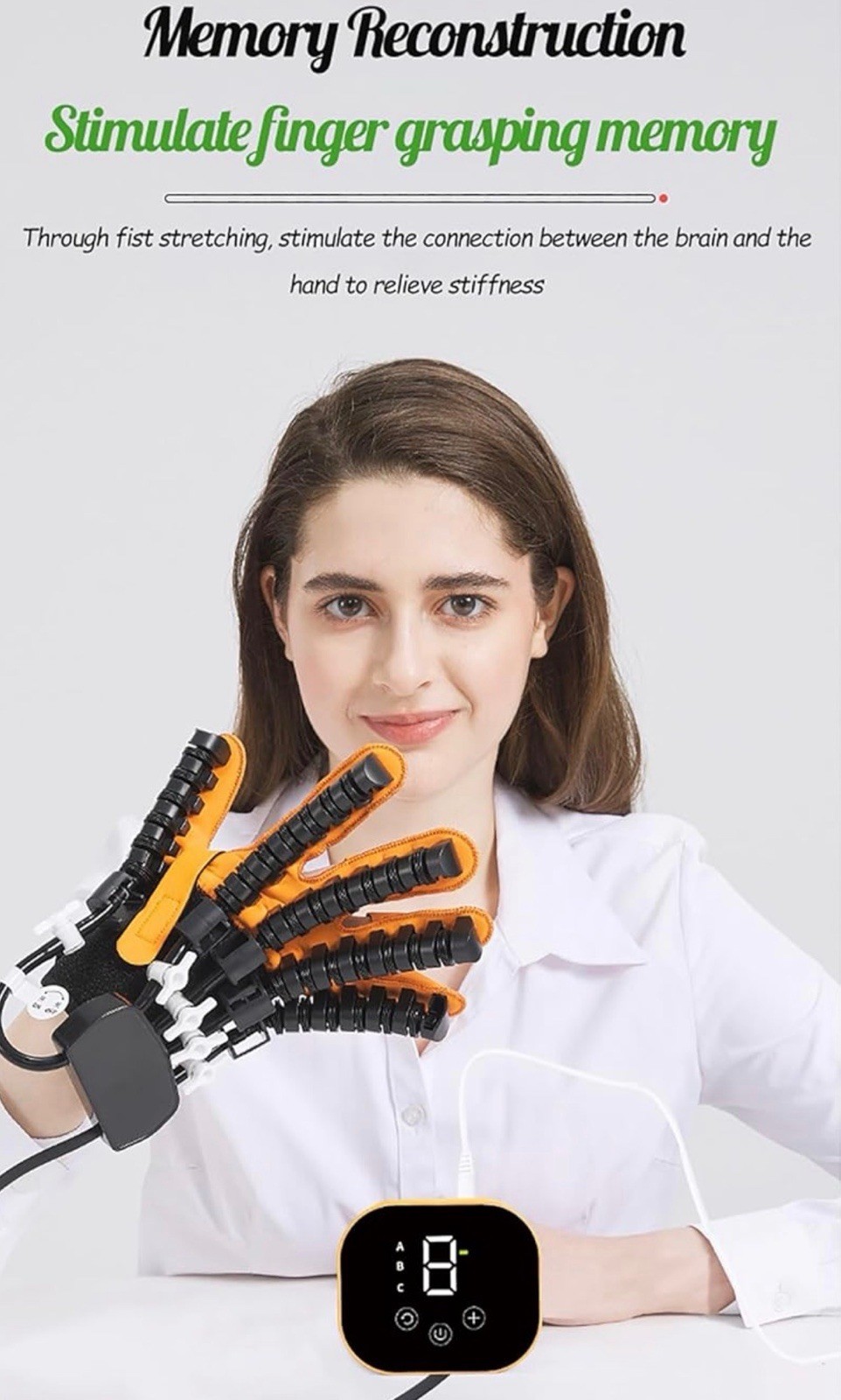 Rehabilitation Robot Gloves Hemiplegia Hand Stroke Recovery Equipment R Hand