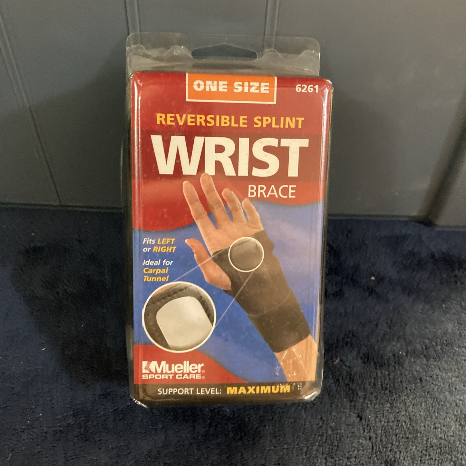 MLR 6261 Reversible Splint Wrist Brace One Size New In Package