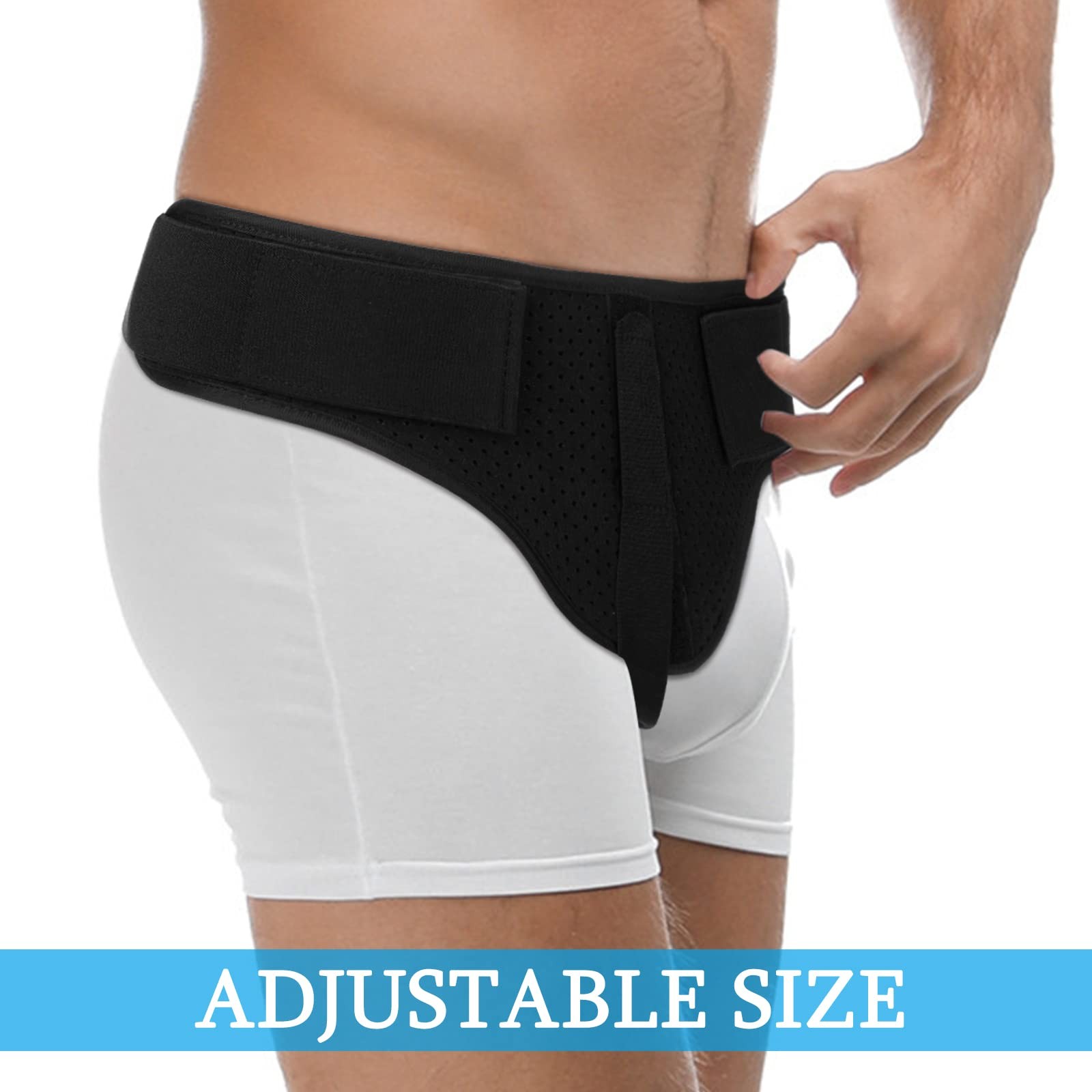 Hernia Belts for Men Groin Brace Left or Right Side Inguinal Hernia Support Supp