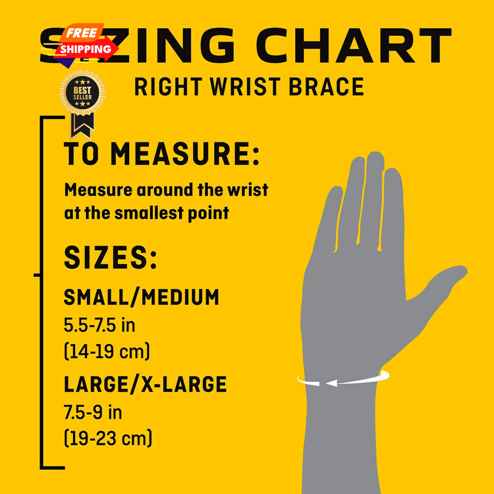 FUTURO Deluxe Wrist Stabilizer Right Hand, S/M Small/Medium, Beige