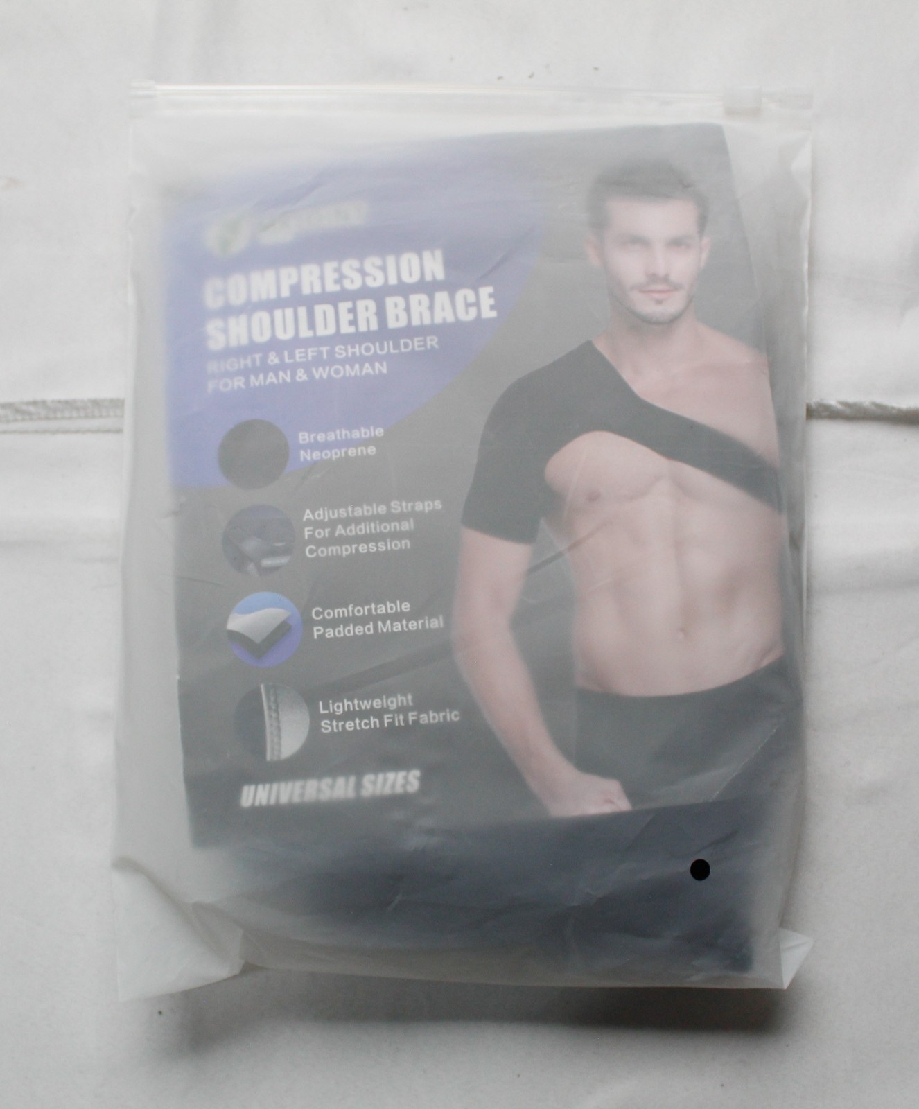 MrJoint Unisex Adult’s Pain Reduction Shoulder Brace EH6 Black One Size NWT