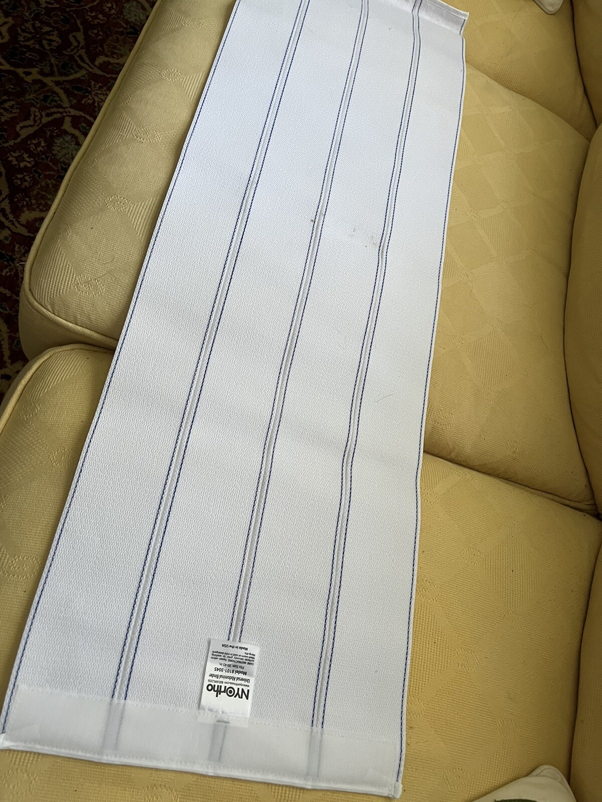NY Ortho abdominal binder for men or women.
