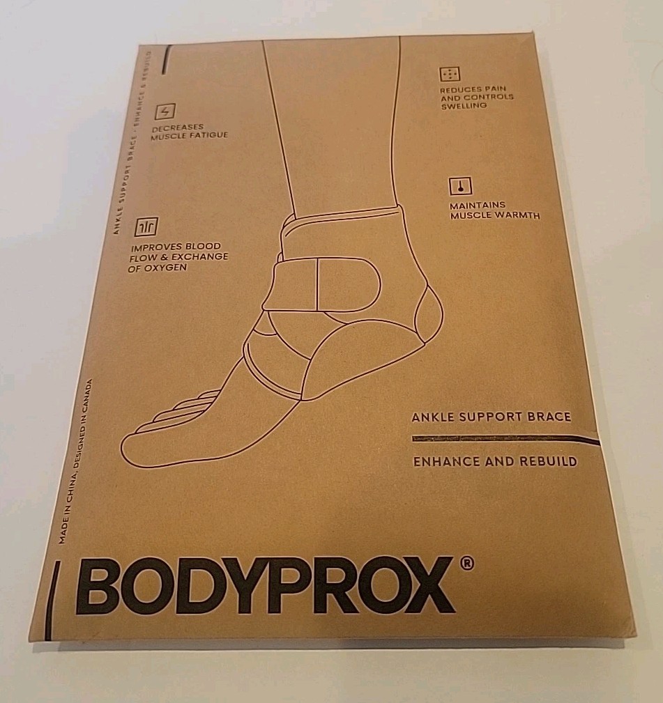 Bodyprox Ankle Support Brace Wrap, Breathable Neoprene Sleeve JJ