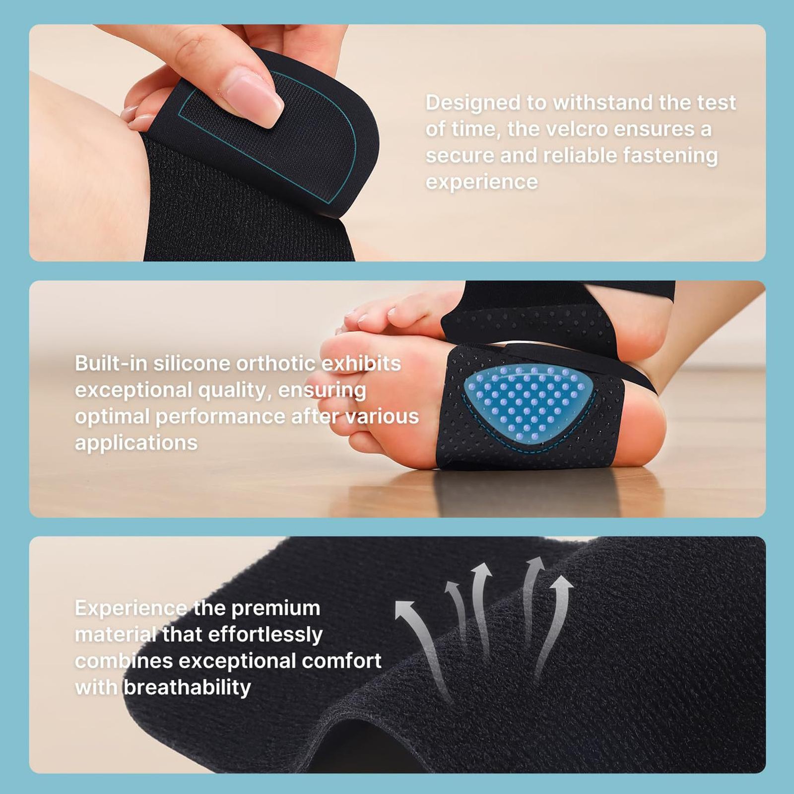 1 Pair Arch Support Inserts Footwear Arch Cushions Flat Feet Relief Support NEW