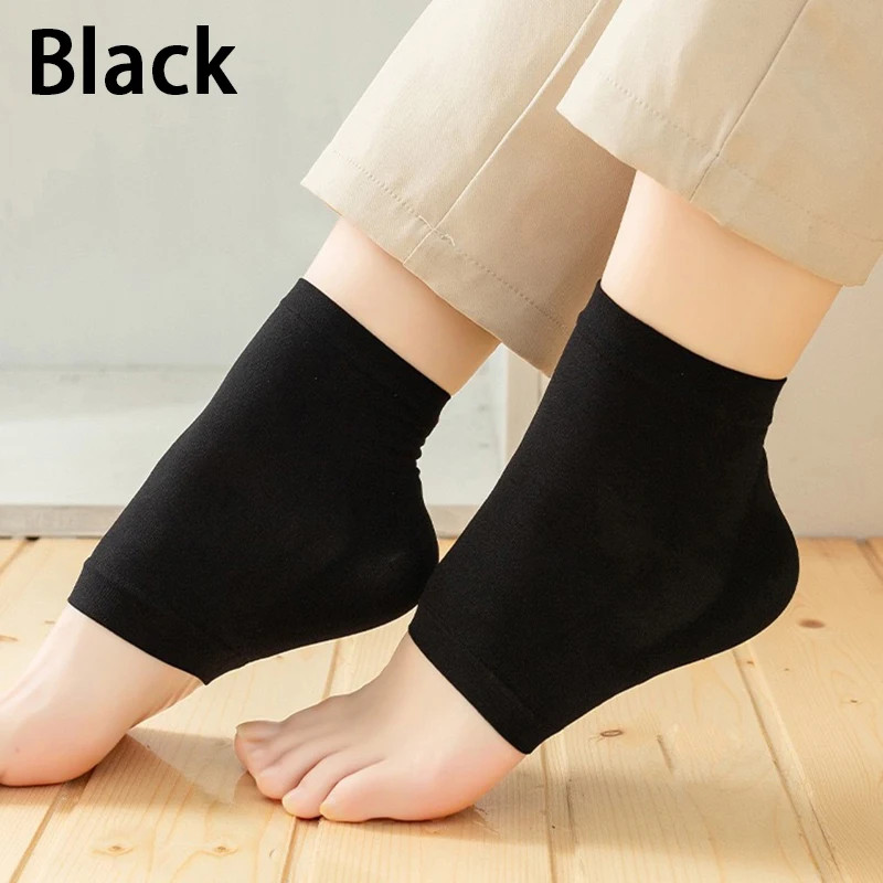 Gel Silicone Heel Protector Sleeve Heel Pads Heel Cups Plantar Fasciitis Support