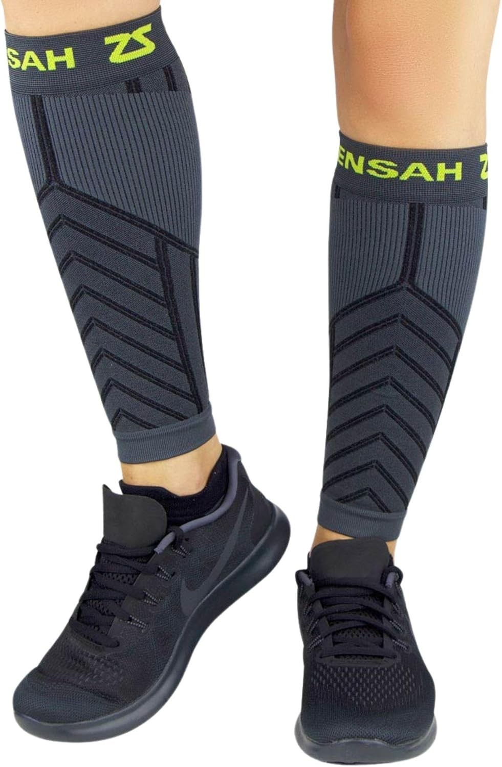 Compression Leg Sleeves for Shin Splint Relief – Knee High, Small-Medium