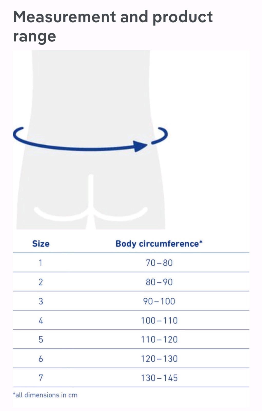 Size 5. Bauerfeind LumboTrain stabilization spine