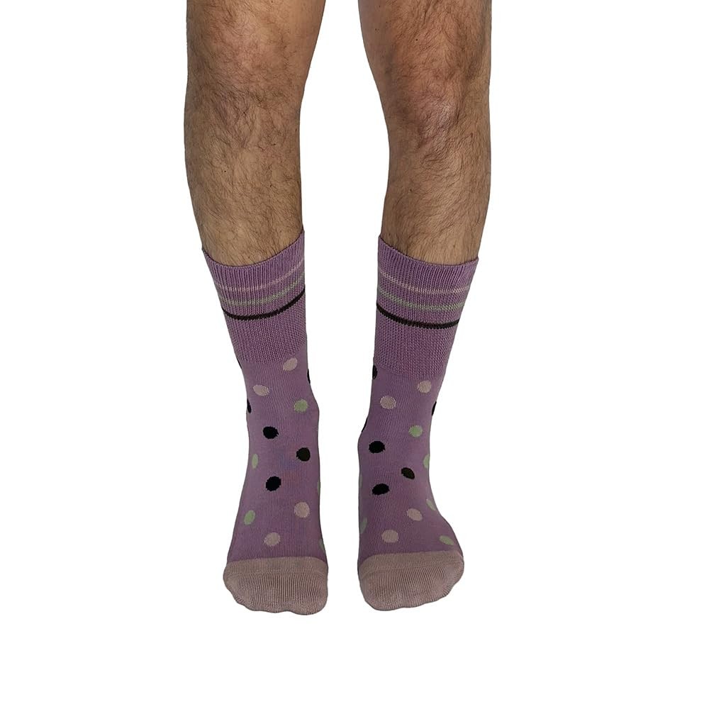 Doctor Johnny’s Compression Socks for Men & Women Small, Pink Polka Dot