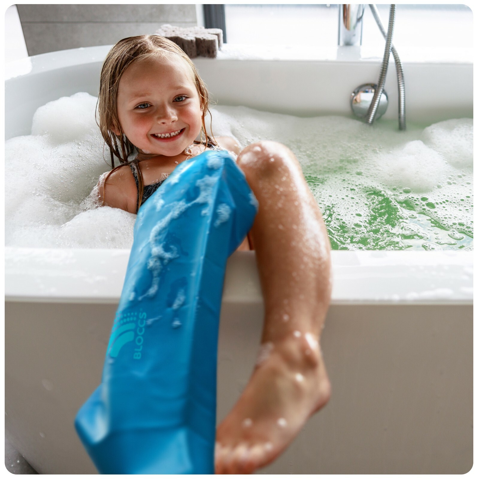 Bloccs Waterproof Cast Cover, Partial Leg, Kids & Adult Sizes